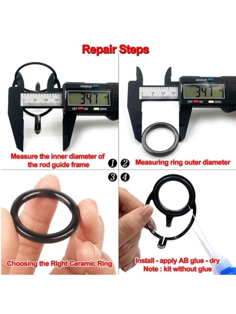 Fishing Rod Tip Replacement - Q39E 40 шт., сменные глазки для