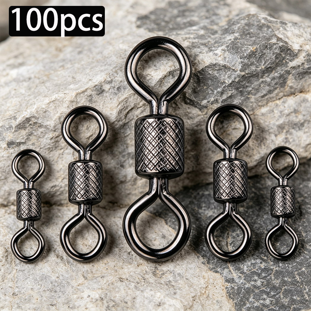 Fishing Rod Case - 100 шт./упаковка Рыболовные вертлюги 1 #