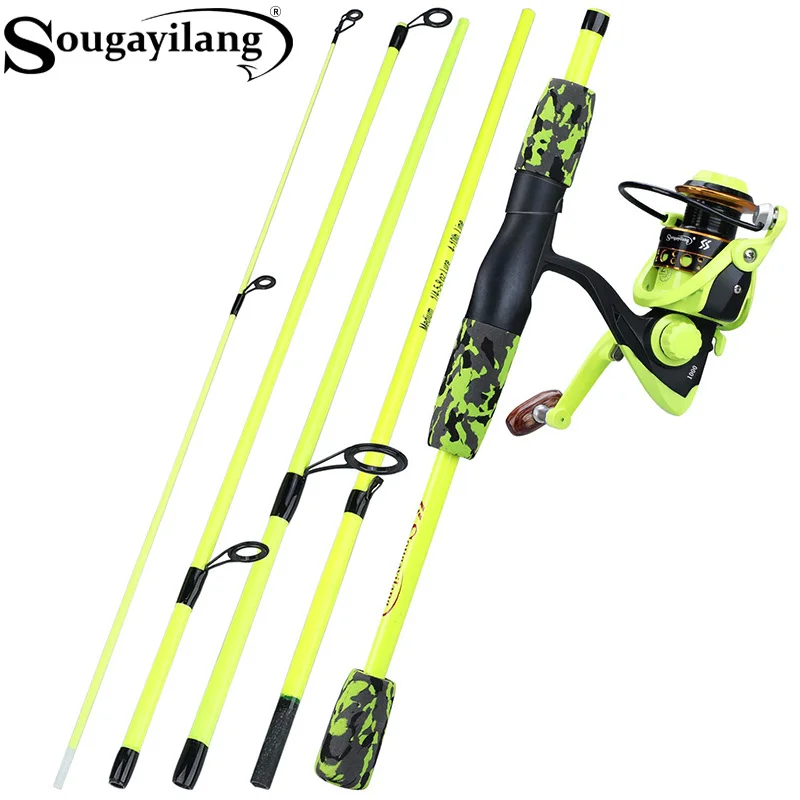Fishing Rod Building Kit - Портативный рыболовный набор Sougayilang: 5-секционное удилище